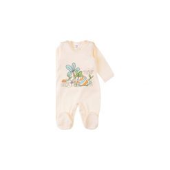 Czapeczka + kaftanik + śpiochy + body - zestaw niemowlęcy. Szare body niemowlęce TXM. Za 59,99 zł.