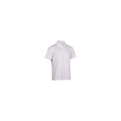 Koszulka polo tenis Dry 100 męska. Białe koszulki męskie ARTENGO, xl, bez wzorów, z poliesteru, bez rękawów. Za 24,99 zł.