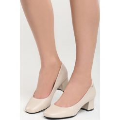 Buty ślubne damskie: Beżowe Czółenka Pastiche Style