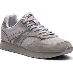Sneakersy NAPAPIJRI - Rabina 17737997 Grey N80. Szare półbuty damskie marki Napapijri, bez wzorów, ze skóry, bez obcasa, na płaskiej podeszwie, bez zapięcia. W wyprzedaży za 229,00 zł.