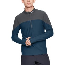 Under Armour Qualifier Bluza Niebieski Szary. Szare bluzy męskie Under Armour, xl, bez wzorów, z elastanu, bez kołnierzyka, bez rękawów, bez kaptura. Za 309,95 zł.