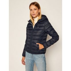 Kurtka puchowa Tommy Jeans Hooded Quilted Zip DW0DW08672. Niebieskie kurtki damskie Tommy Jeans, xl, bez wzorów, z jeansu, bez kaptura. Za 799,00 zł.