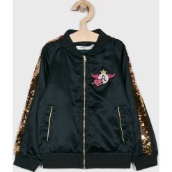 Name it - Kurtka bomber dziecięca 104-152 cm. Niebieskie kurtki dziewczęce Name it, bez wzorów, z poliesteru, krótkie, bez kaptura. W wyprzedaży za 99,90 zł.