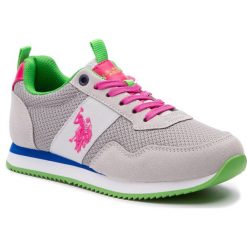 Sneakersy U.S. POLO ASSN. - Teva NOBIW4156S9/HN1 Grey. Szare półbuty damskie marki U.S. Polo Assn., ze skóry ekologicznej. Za 249,00 zł.