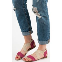 Eleganckie pŁaskie sandaŁy. Sandały damskie SHELOVET, bez wzorów, eleganckie, bez obcasa, na płaskiej podeszwie, bez zapięcia. Za 32,90 zł.