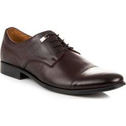 Eleganckie półbuty. Czerwone buty wizytowe męskie marki LUCCA, bez zapięcia. Za 219,00 zł.