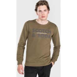Scotch & Soda Bluza Zielony. Zielone bluzy męskie Scotch & Soda, l, z nadrukiem, z bawełny, bez kołnierzyka, bez rękawów, bez kaptura. Za 354,95 zł.
