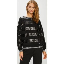 Liu Jo - Bluza. Czarne bluzy rozpinane damskie Liu Jo, l, z bawełny, bez kaptura. Za 459,90 zł.