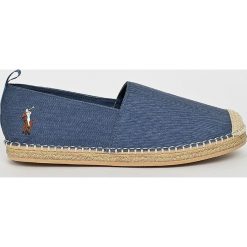 Polo Ralph Lauren - Espadryle Barron. Niebieskie espadryle męskie Polo Ralph Lauren, bez wzorów, z gumy. W wyprzedaży za 249,90 zł.