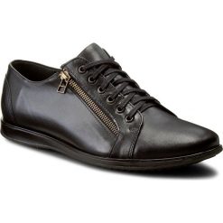 Półbuty SERGIO BARDI - Eliano FW127281817AD 101. Czarne półbuty skórzane męskie Sergio Bardi, na sznurówki. W wyprzedaży za 179,00 zł.