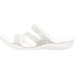Sandały damskie: Crocs SWIFTWATER GRAPHIC Sandały kąpielowe grey diamond/white