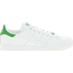 Adidas Originals - Buty skórzane Stan Smith. Białe sneakersy męskie adidas Originals, ze skóry, na sznurówki. W wyprzedaży za 299,90 zł.