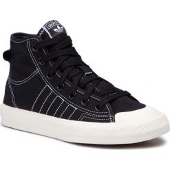 Buty adidas - Nizza Hi Rf F34057 Cblack/Ftwwht/Owhite. Czarne buty sportowe damskie Adidas, bez wzorów, z gumy, bez zapięcia. W wyprzedaży za 229,00 zł.