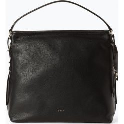 DKNY - Damska torba shopper ze skóry, czarny. Czarne torby damskie na zakupy DKNY, w paski, ze skóry, eleganckie, z frędzlami. Za 999,95 zł.
