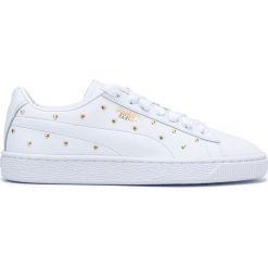 Puma Basket Tenisówki Biały. Białe trampki i tenisówki damskie Puma, bez wzorów, ze skóry, bez zapięcia. Za 395,95 zł.
