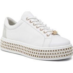 Sneakersy TWINSET - Sneaker 192TCP06J Bianco 00001. Białe sneakersy damskie Twinset, ze skóry. Za 1129,00 zł.