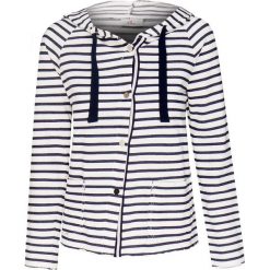 Bluza DEHA EXPRESSION. Białe bluzy damskie Deha, w paski, z bawełny, bez rękawów. W wyprzedaży za 385,00 zł.