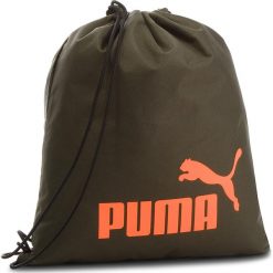 Plecak PUMA - Phase Gym Back 074943 05 Forest Night. Zielone plecaki męskie Puma, bez wzorów, z materiału, sportowe. Za 49,99 zł.