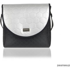 TOREBKA PURO CLASSIC 2569 SILVER HONEYCOMB. Szare torebki klasyczne damskie Pakamera, bez wzorów, na ramię, bez dodatków. Za 179,00 zł.
