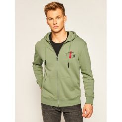 Bluza Diesel Umlt-Brandon-Z 00SE8M 0AAZR. Zielone bluzy męskie Diesel, s, bez wzorów, bez kołnierzyka, bez rękawów, bez kaptura. Za 379,00 zł.
