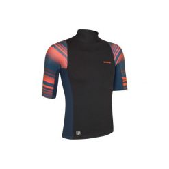 TOP UV surfing krótki rękaw 500 męski. Czarne buty sportowe męskie OLAIAN, z elastanu, bez zapięcia, na fitness i siłownię. Za 39,99 zł.