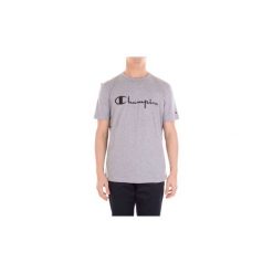 T-shirty z krótkim rękawem Champion C1M0F5014157. Szare t-shirty męskie Champion, xl, bez wzorów, bez kołnierzyka, krótkie. Za 251,63 zł.
