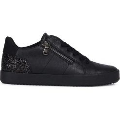 Geox - Buty. Czarne buty sportowe damskie Geox, z gumy, sportowe. W wyprzedaży za 239,90 zł.