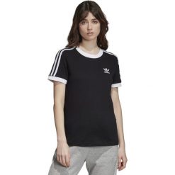 ADIDAS 3-STRIPES TEE > ED7482. Bluzki sportowe damskie Adidas, w paski, z bawełny, bez kołnierzyka, z krótkim rękawem, krótkie, bez kaptura. Za 129,99 zł.