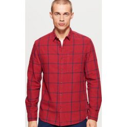 Koszula w kratę - Bordowy. Czerwone koszule damskie marki Cropp, s. Za 79,99 zł.