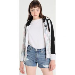Superdry OSAKA TROPICAL ZIPHOOD Bluza rozpinana tropical. Szare kardigany damskie Superdry, xxs, z bawełny. Za 379,00 zł.