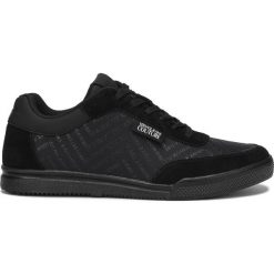 Versace Jeans Couture Tenisówki Czarny. Czarne trampki męskie Versace Jeans Couture, bez wzorów, z jeansu, bez zapięcia. Za 559,95 zł.