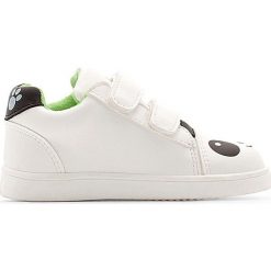 Buty sportowe z głową pandy 19-25. Szare buty chłopięce sportowe marki La Redoute Collections, z materiału, na obcasie. Za 88,16 zł.