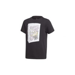 T-shirty z krótkim rękawem Dziecko adidas Graphic Tee. Czarne t-shirty chłopięce Adidas, bez wzorów, z krótkim rękawem. Za 89,95 zł.