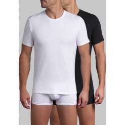 T-shirt X-TEMP okrągły dekolt (sprzedawany w 2-paku). Szare t-shirty męskie marki DIM, s, z elastanu, z krótkim rękawem. Za 117,56 zł.