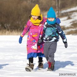 Bawełniane spodnie jesień/zima POPIEL. Szare spodnie chłopięce marki Pakamera, na zimę, z bawełny. Za 89,00 zł.