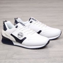 Buty sportowe męskie białe Big Star FF174204 - biały. Białe buty sportowe męskie BIG STAR, bez zapięcia. Za 120,00 zł.