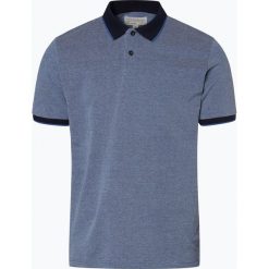 Nils Sundström - Męska koszulka polo, niebieski. Niebieskie koszulki męskie marki Nils Sundström, s, bez wzorów, z bawełny, bez rękawów. Za 129,95 zł.