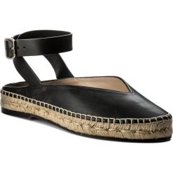 Espadryle STUART WEITZMAN - Toga XL17454 Black Arizona. Czarne espadryle damskie marki Stuart Weitzman, bez wzorów, ze skóry, bez obcasa. W wyprzedaży za 1149,00 zł.