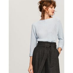 Sweter - Niebieski. Niebieskie kardigany damskie marki Reserved, s. W wyprzedaży za 39,99 zł.