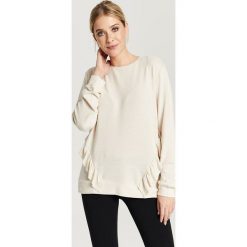 Sweter w kolorze beżowym. Brązowe swetry damskie Zabaione, Hailys, xl, bez wzorów, bez rękawów, bez kaptura. W wyprzedaży za 69,95 zł.