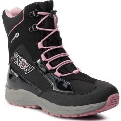 Śniegowce GEOX - J N.Alaska G.B Wpf B J848BB 050HH C0618 S Black/Pink. Czarne śniegowce dziewczęce Geox. W wyprzedaży za 219,00 zł.