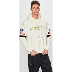 Diesel - Bluza. Białe bluzy męskie Diesel, s, z nadrukiem, z bawełny, z kapturem, bez rękawów, z kapturem. W wyprzedaży za 629,90 zł.