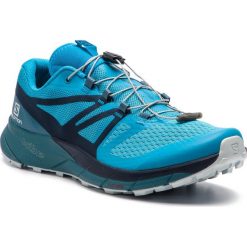 Buty SALOMON - Sense Ride 2 406738 27 V0 Hawaiian Ocean/Navy Blazer/Mallard Blue. Niebieskie buty sportowe męskie marki Salomon, z tworzywa sztucznego, bez zapięcia, do biegania. Za 549,00 zł.