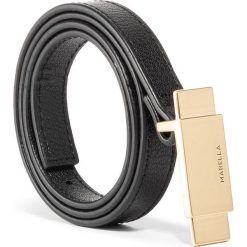 Pasek Damski MARELLA - Accetta 65010601 002. Czarne paski damskie Marella, w paski, ze skóry. Za 299,00 zł.