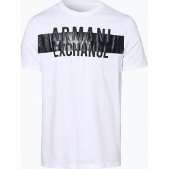 Armani Exchange - T-shirt męski, czarny. Czarne t-shirty męskie marki Armani Exchange, xxl, bez wzorów, bez kołnierzyka. Za 229,95 zł.