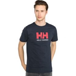 Helly Hansen Koszulka Niebieski. Niebieskie podkoszulki męskie Helly Hansen, l, z haftami, z bawełny, z krótkim rękawem. Za 137,95 zł.