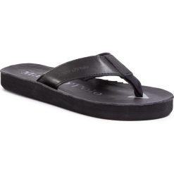 Japonki MARC O'POLO - 003 23691001 100 Black 990. Czarne klapki męskie Marc O'Polo, bez wzorów, ze skóry. Za 239,00 zł.