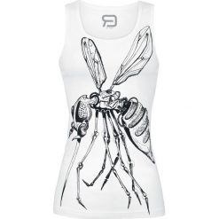 RED by EMP Longing For Evil Top damski biały. Białe bluzki damskie marki RED by EMP, xxl, z nadrukiem, z okrągłym kołnierzem. Za 29,90 zł.