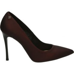 Czółenka - 2318 PEL BO21. Czarne buty ślubne damskie Venezia, ze skóry. Za 199,00 zł.