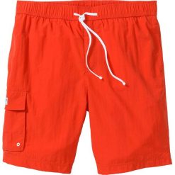 Bermudy plażowe z kieszenią z boku nogawki Regular Fit bonprix głęboki pomarańczowy. Pomarańczowe spodenki i szorty męskie bonprix, s, bez wzorów. Za 74,99 zł.